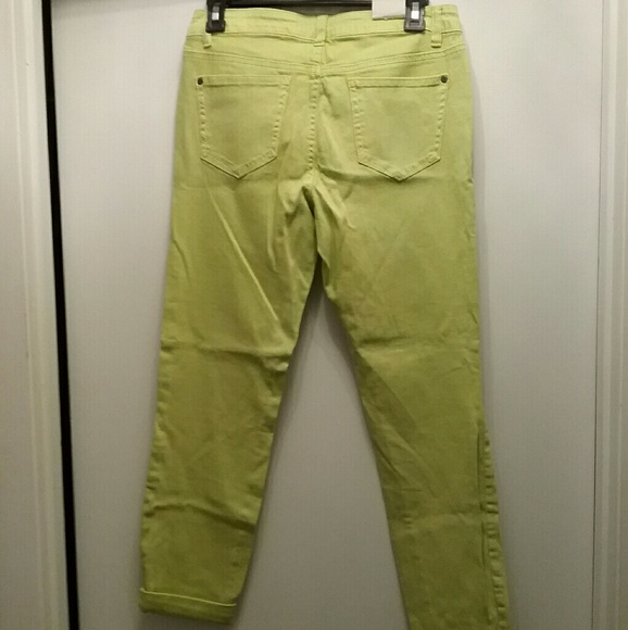 True Freedom Chartreuse Jeans - Picture 4 of 5